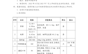 李堡中学生活用品供应商招标公告